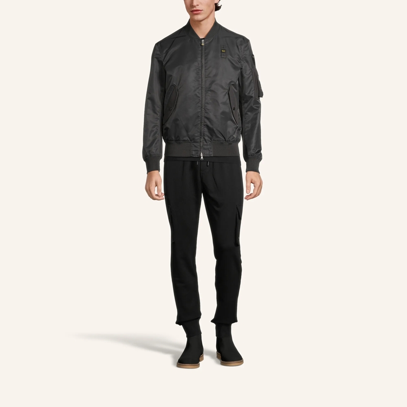 Blauer USA Daunenjacke Blouson ROCKY schwarz(Image 2)