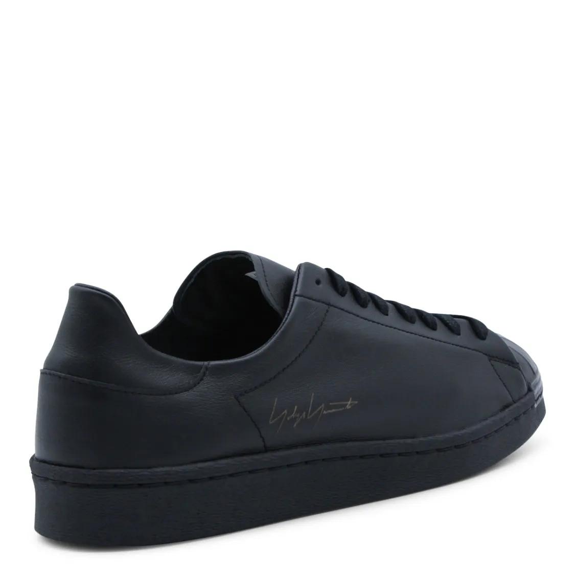Thumbnail - Y-3 Low-Top Sneaker - Smooth Leather Low-Top Sneakers - Gr. 10_5 - in Schwarz - für Damen