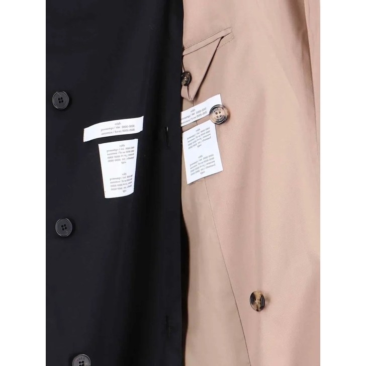 トレンチコート Rokh Beige Double Layer Trench Coat Rokh Beige Double Layer Trench Coat In Black | ModeSens