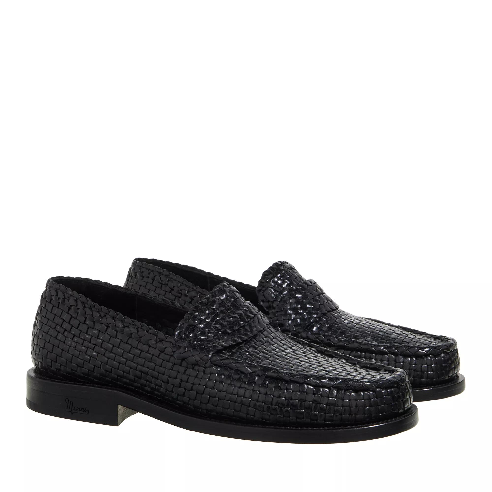 Marni Loafers & Ballerinas - Woven Light Loafer - Gr. 39 (EU) - in Schwarz - für Damen