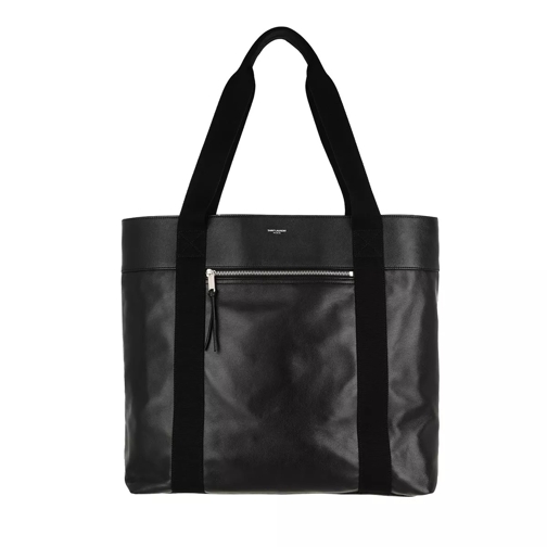 Saint Laurent Daily Medium Tote Bag Black Shopping Bag