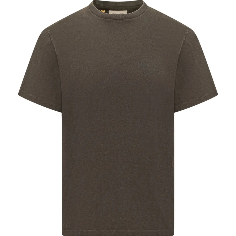 Gallery Dept. T-Shirt T-shirt con Girocollo e Stampa sul Petto taupe