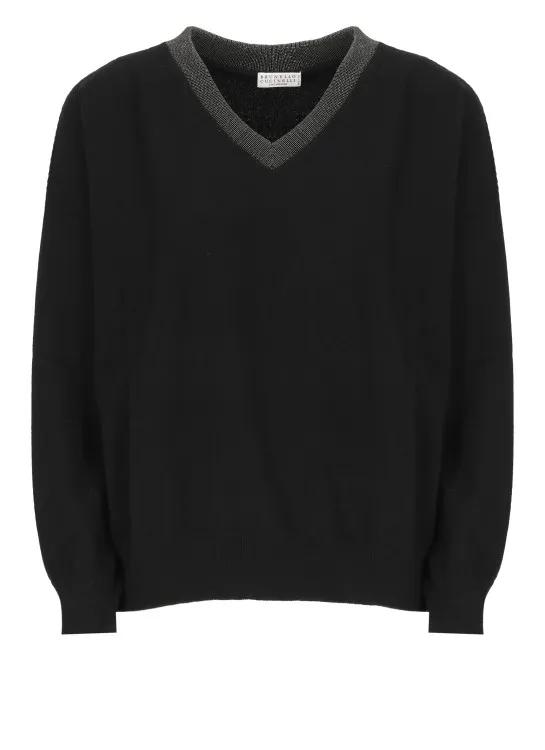 Brunello Cucinelli - Cashmere Sweater - Größe M - schwarz