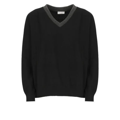 Brunello Cucinelli Cashmere Sweater Black 