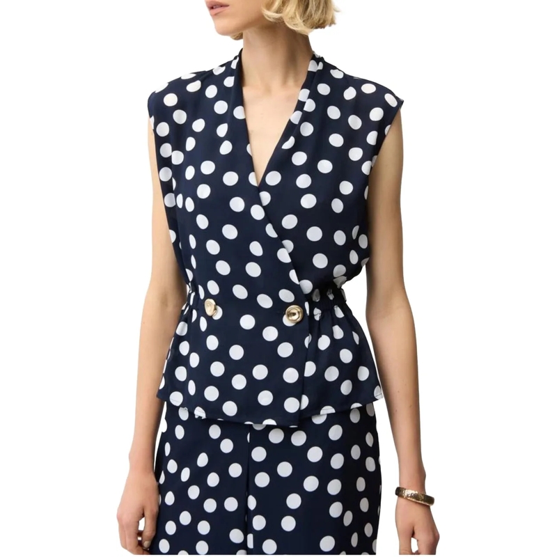 Joseph Ribkoff T-shirt Joseph Ribkoff Lds Top Tops Donkerblauw 261250 blau(Image 2)