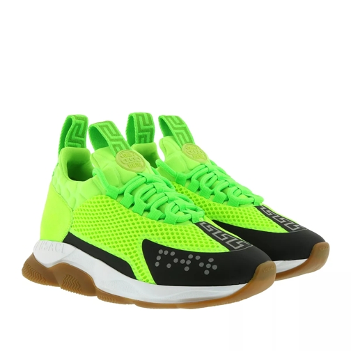 Versace Sneaker Lime/Black Low-Top Sneaker