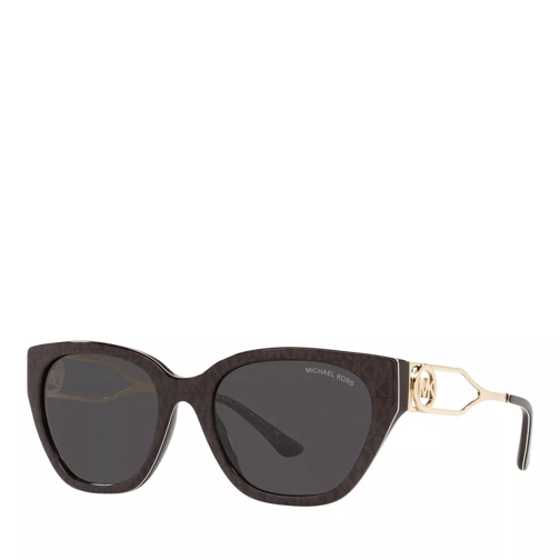 Michael Kors Woman Sunglasses 0MK2154 Brown Signature Pvc Occhiali da sole