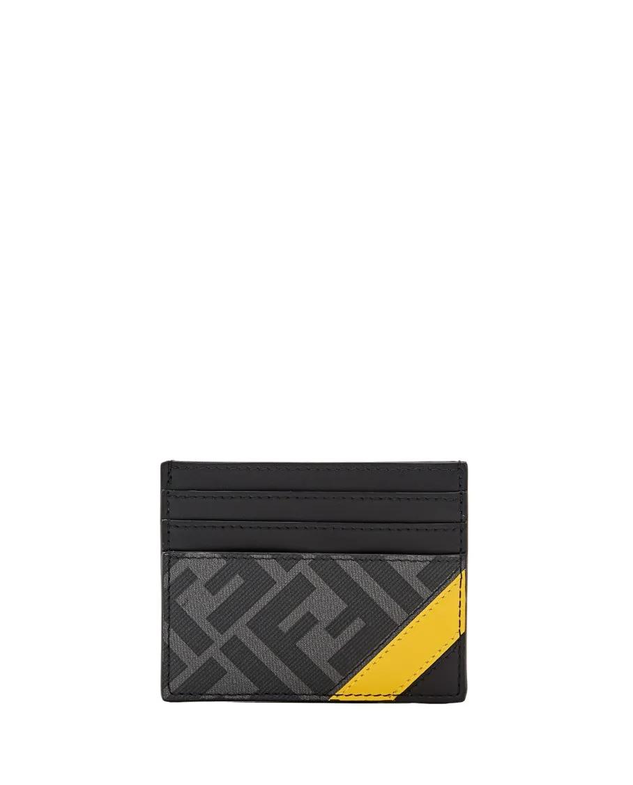 Fendi Portemonnaies - Card Case Fendi Diagonal - Gr. unisize - in Schwarz - für Damen