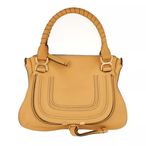 Chloé Marcie Medium Shoulder Bag Honey Gold Rymlig shoppingväska