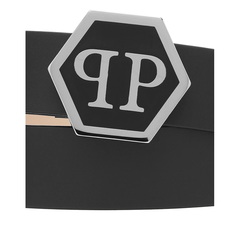 Philipp Plein Gürtel Gürtel Hexagon schwarz(Image 2)