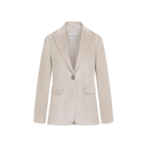 Peserico Blazer Velvet Jacket Neutrals