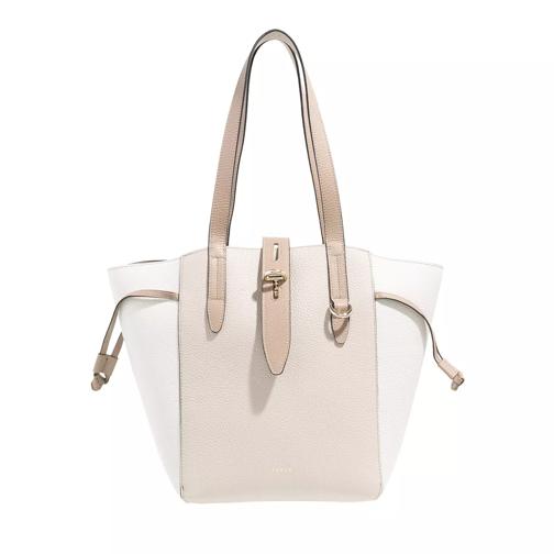 Furla Furla Net M Tote Fullmoon/ Marshmallow/ Greige Rymlig shoppingväska
