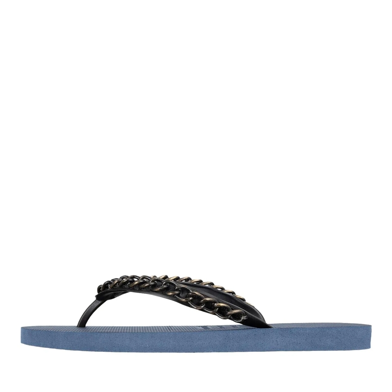 UZURII Flip Flops Zehentrenner Gold Large marine