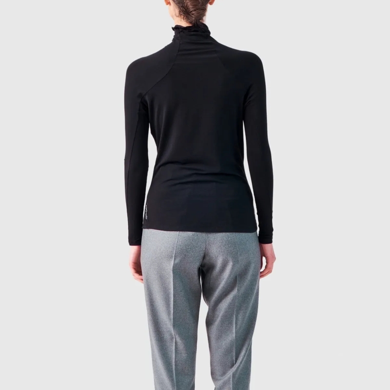 Helene Galwas Bluse Langarm Shirt HERDA schwarz(Image 3)