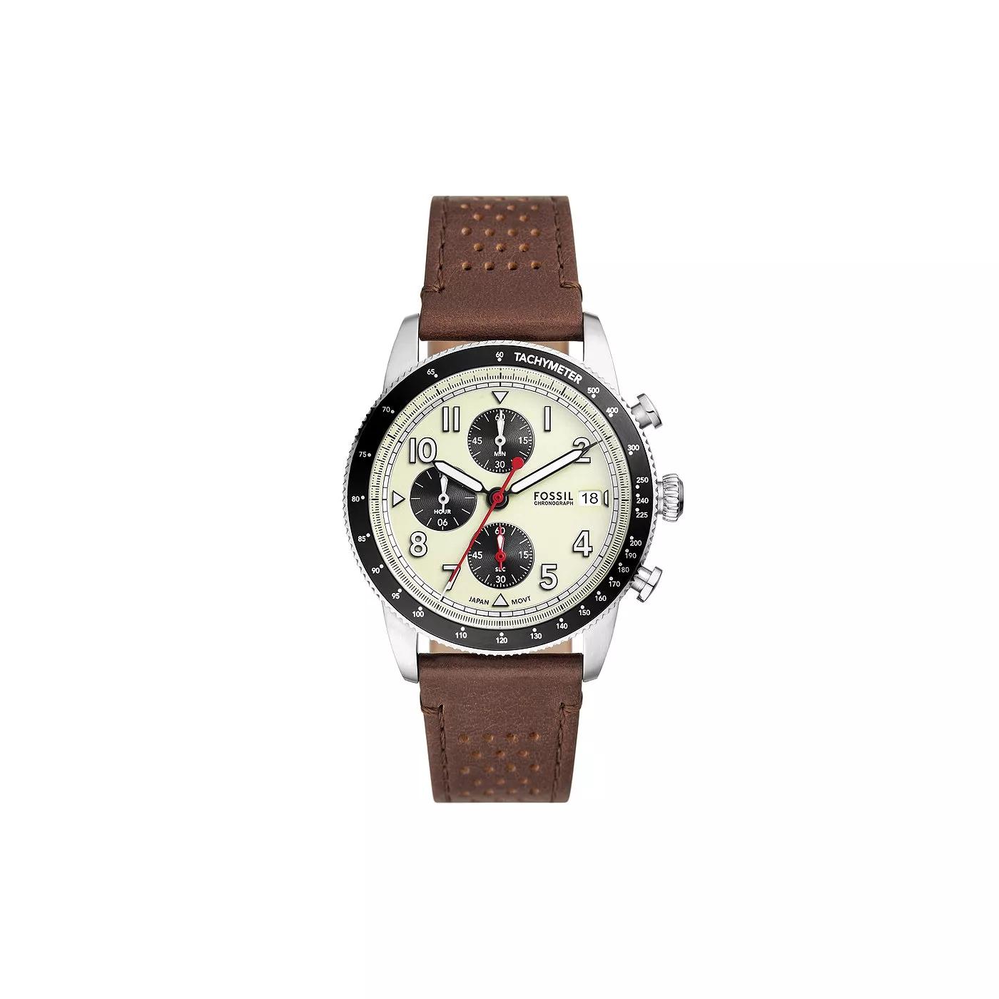 Fossil Uhren - Fossil Sport Tourer herren Uhr Braun FS6042 - Gr. unisize - in Mehrfarbig - für Damen