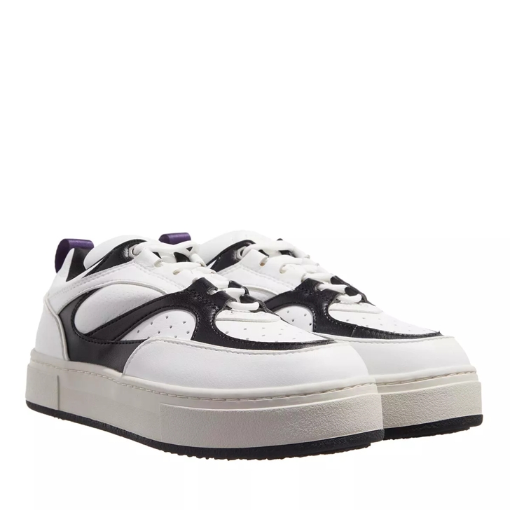 Vegan white platform store sneakers