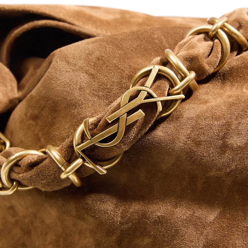 Saint Laurent Hobo Bag Tote Caramel(Image 4)