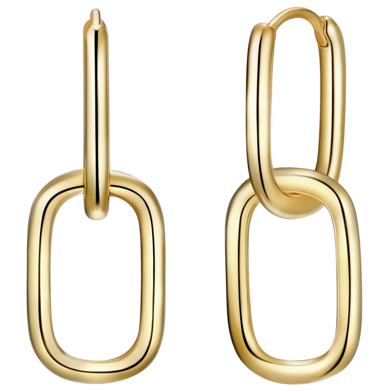 Glanzstücke München Ohrhänger Sterling Silber Creolen gold