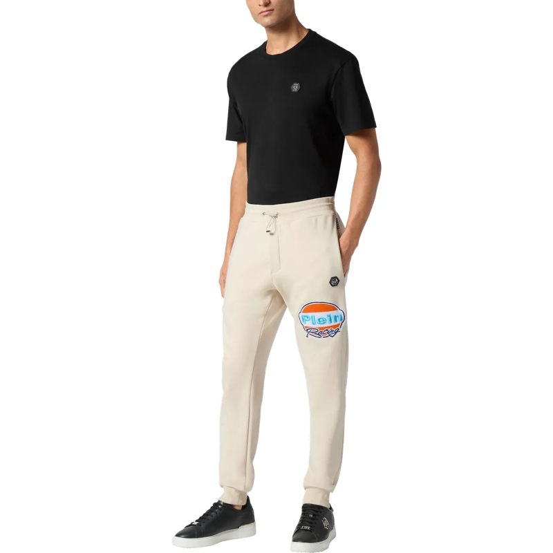 Philipp Plein Jogginghose Jogginghose Racing beige(Image 3)