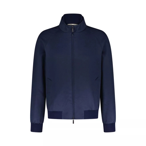 Maurizio Baldassari Kaschmir-Jacke mit Reissverschluss 48103793754458 Blau 