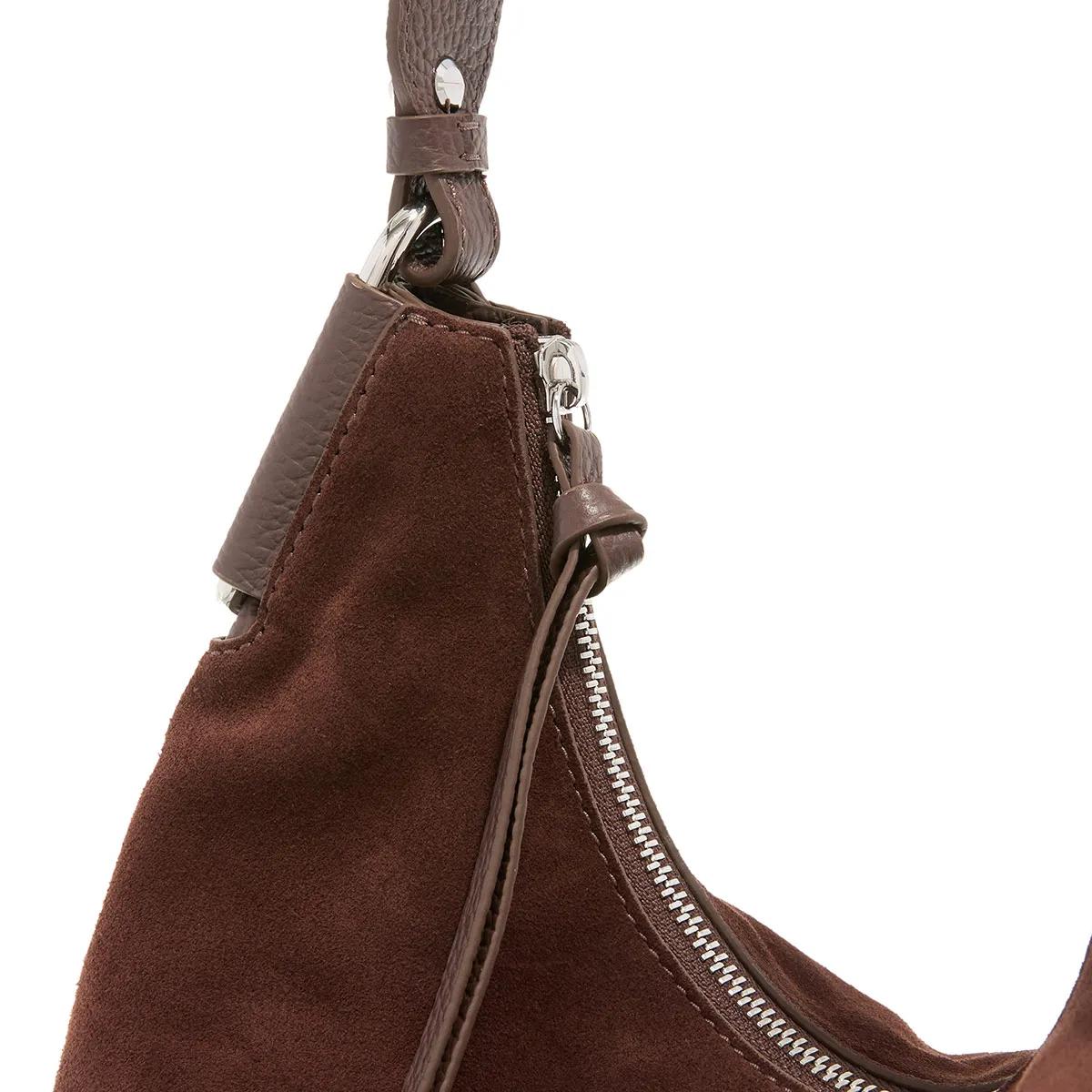Coccinelle Hobo bags rebekka Suede in bruin