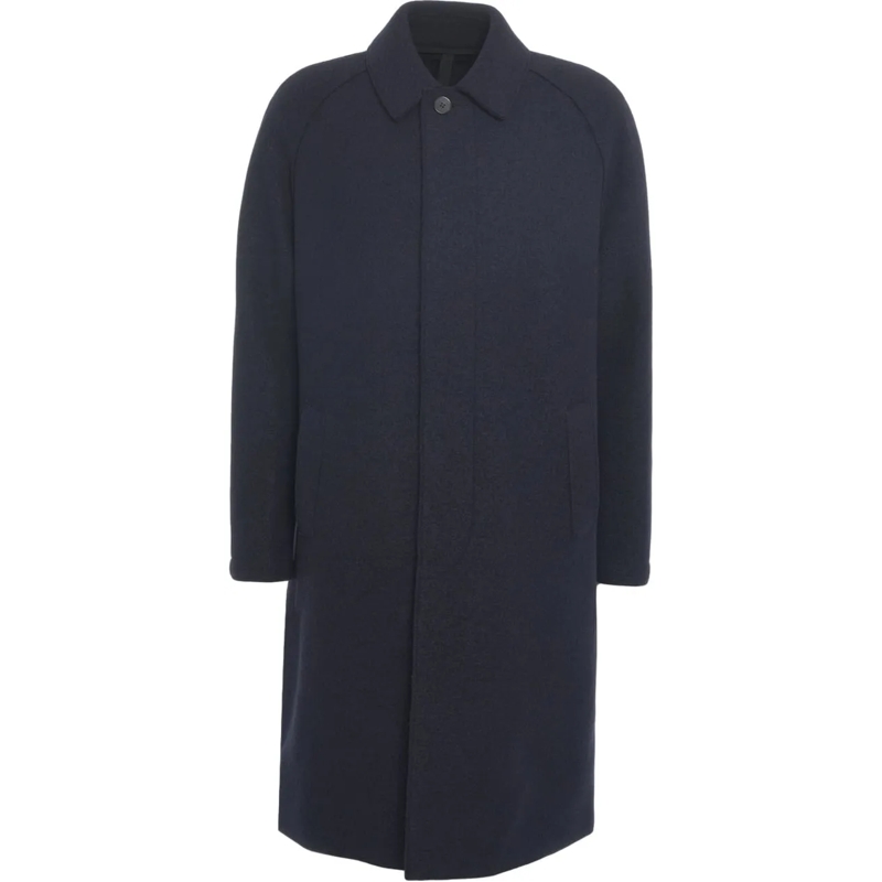 Harris Wharf Daunenjacke Virgin wool coat blau