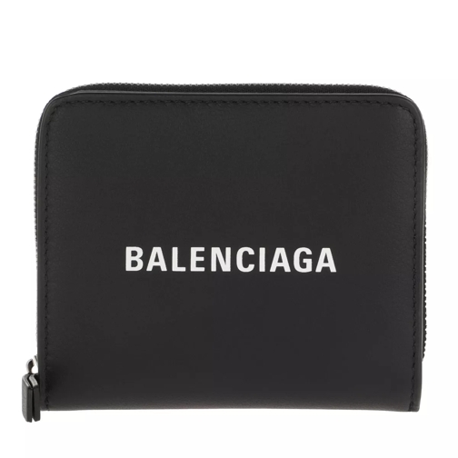 Balenciaga Everyday B.Fold Wallet Leather Black/White Bi-Fold Portemonnaie