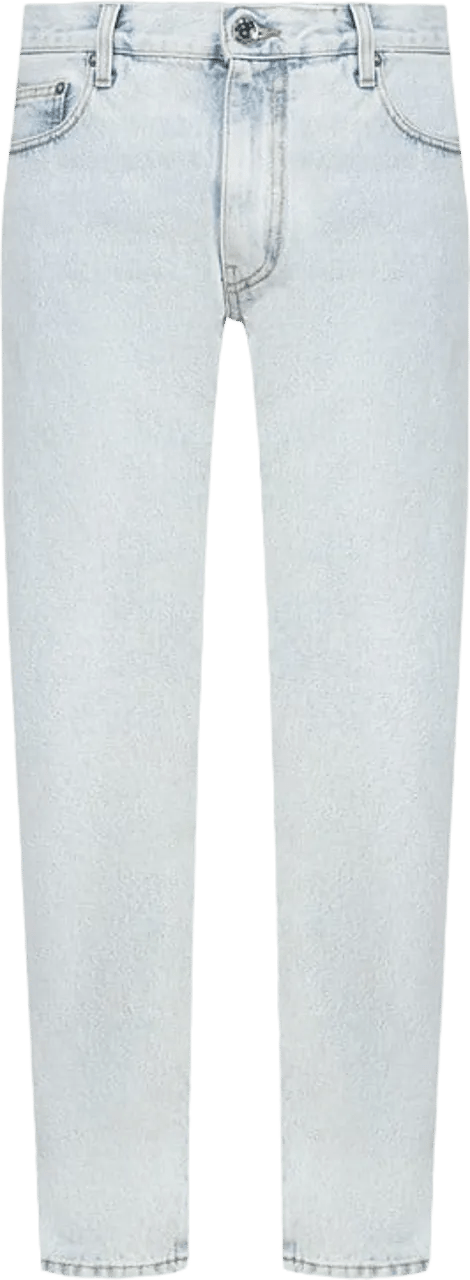 Thumbnail - Off-White - Jeans slim con stampa diag tab blu - Größe 34 - blue