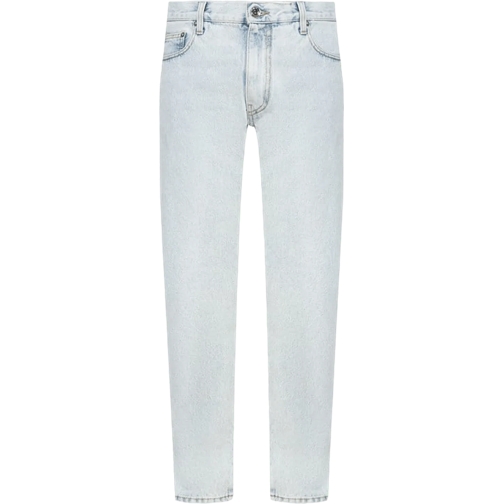 Off-White Slim Fit Jeans Jeans slim con stampa diag tab blu blau