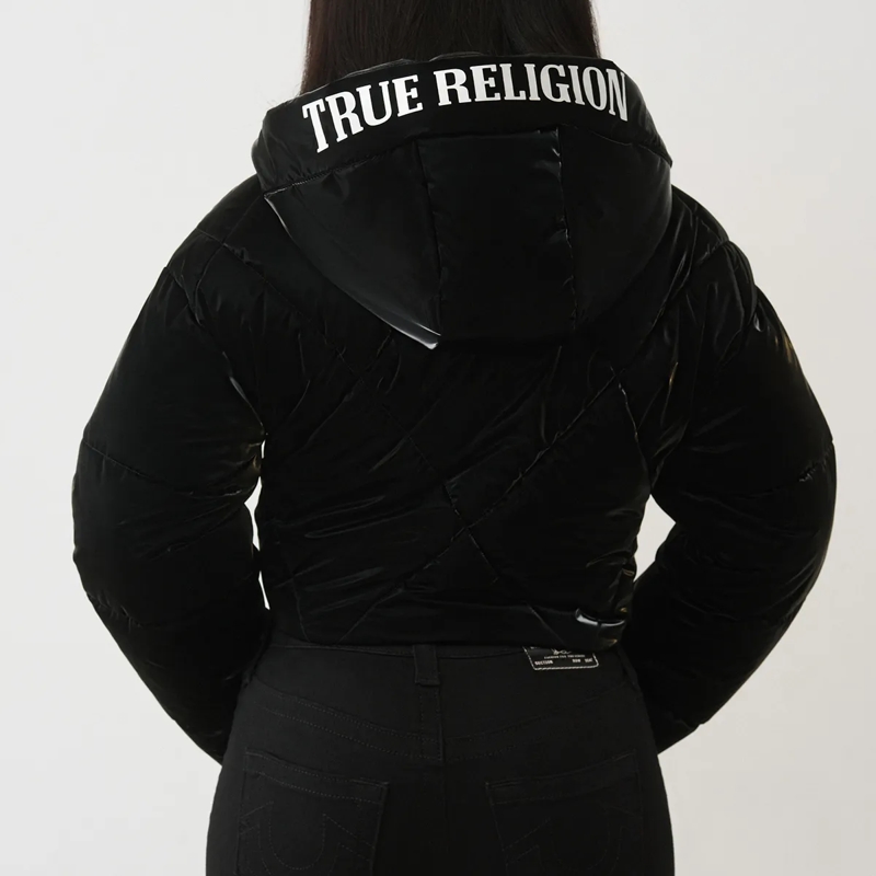 True Religion Daunenjacke Jacke schwarz(Image 4)