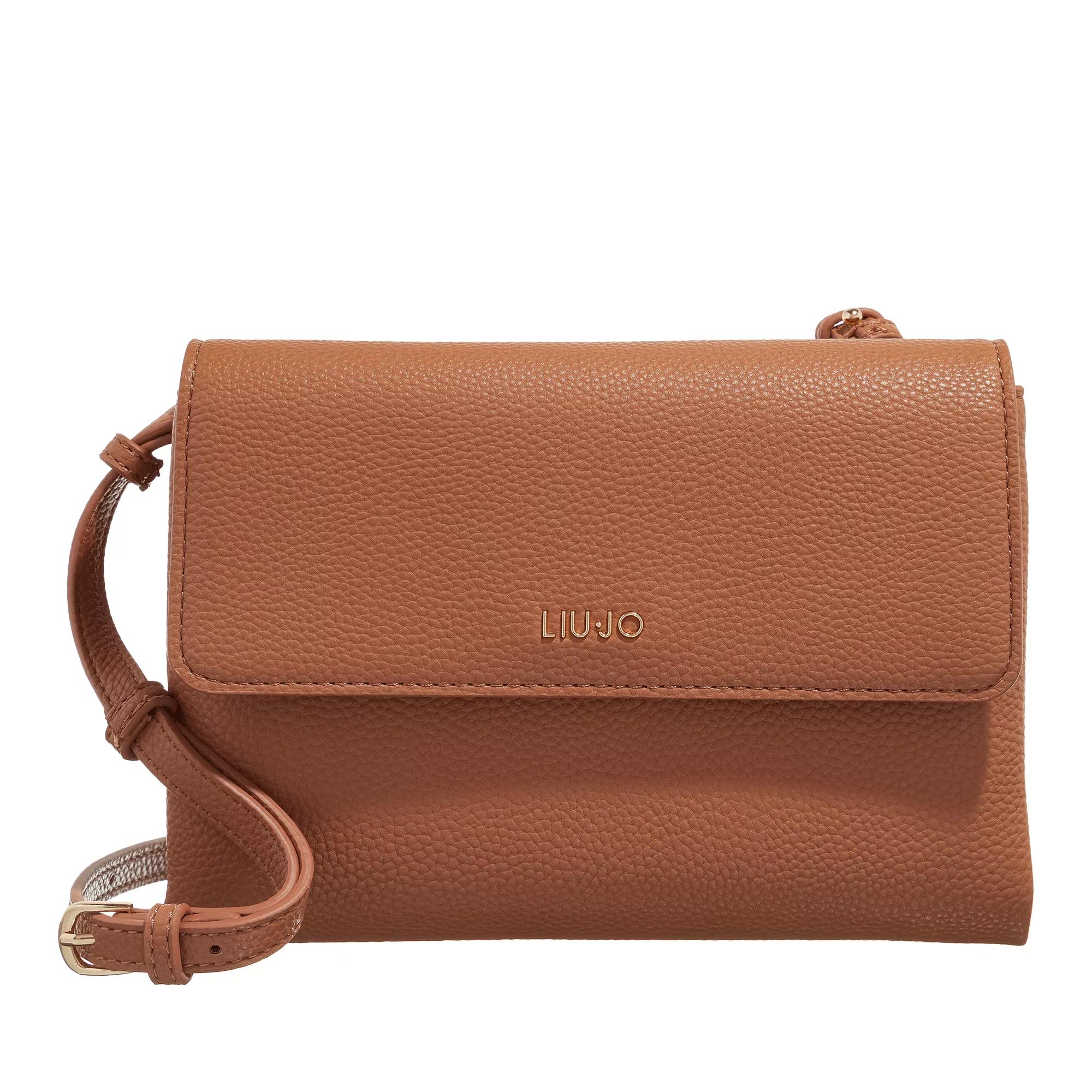 Liu Jo Ecs S Crossbody Bronze Caramel Cross Body Väskor 3058