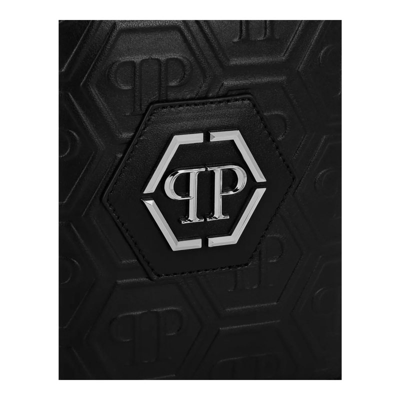 Philipp Plein Geldbörse Dokumentenhalter Monogram schwarz(Image 3)