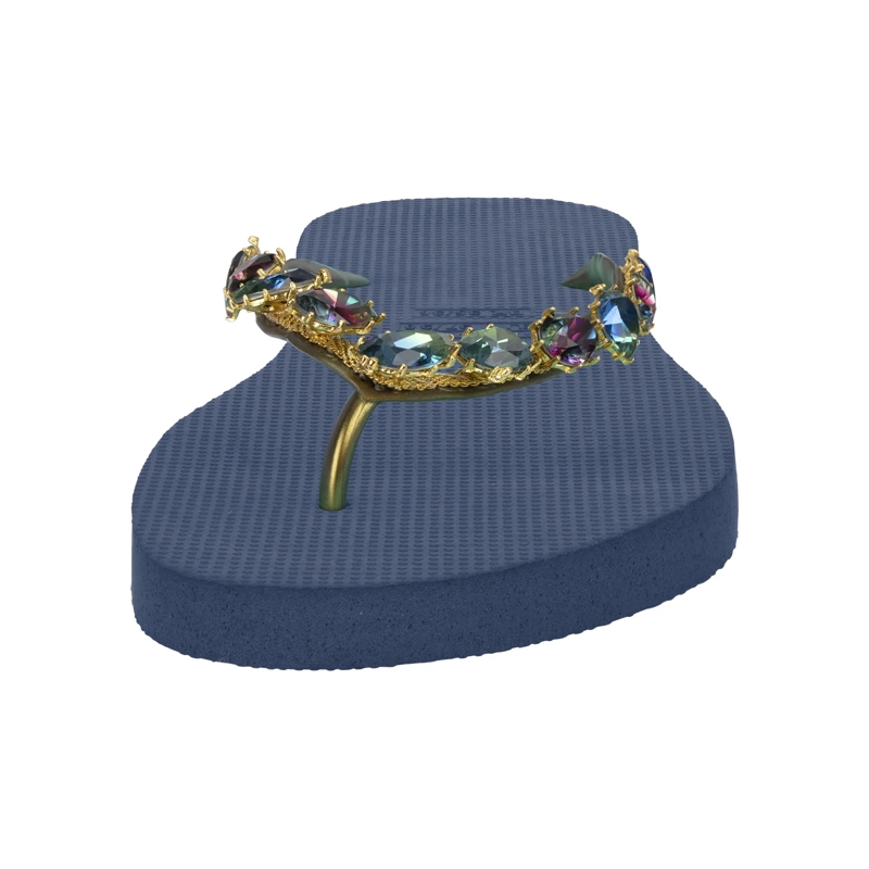 UZURII Flip Flops platte hausschuhe Alexia marine(Image 6)