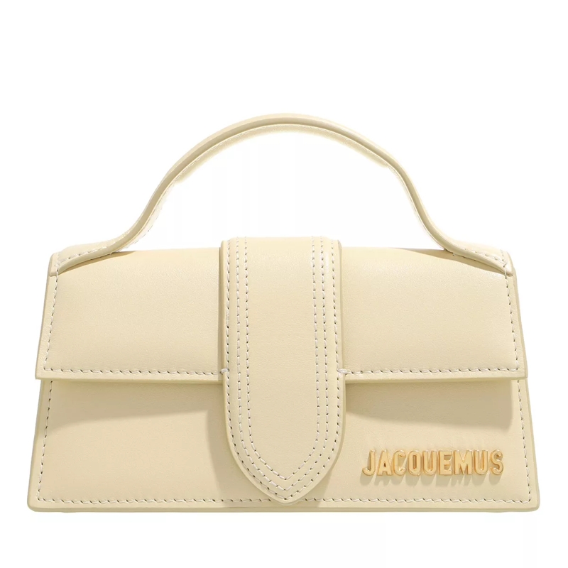 Jacquemus Minitasche Le Bambino Mini Flap Bag Ivory