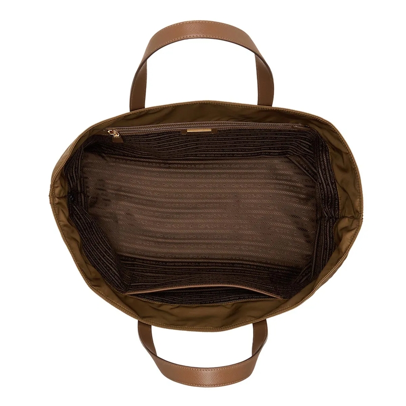 Prada Shopper Re-Nylon Tote Sughero(Image 5)