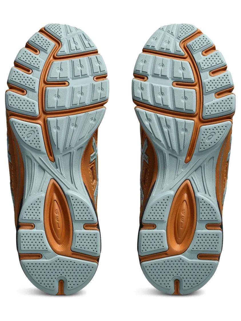 Thumbnail - Asics x Kiko Kostadinov Low-Top Sneaker - Burnt Orange Low-Profile Sneakers With Light Blue - Gr. 10_5 - in Braun - für ...