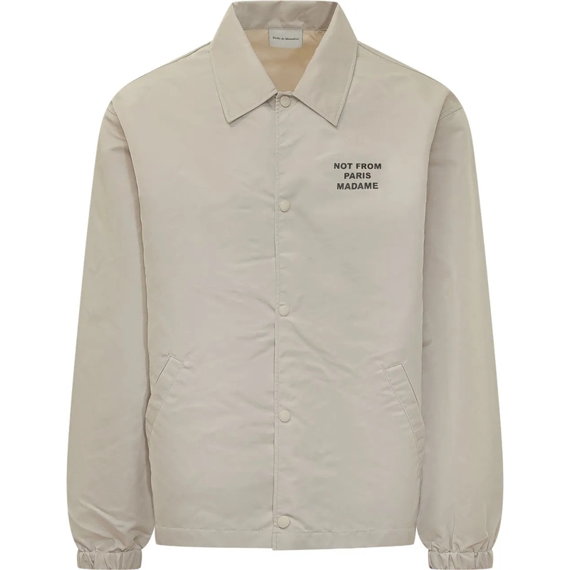 Drôle De Monsieur Daunenjacke Not From Paris Madame Giacca con Bottoni taupe