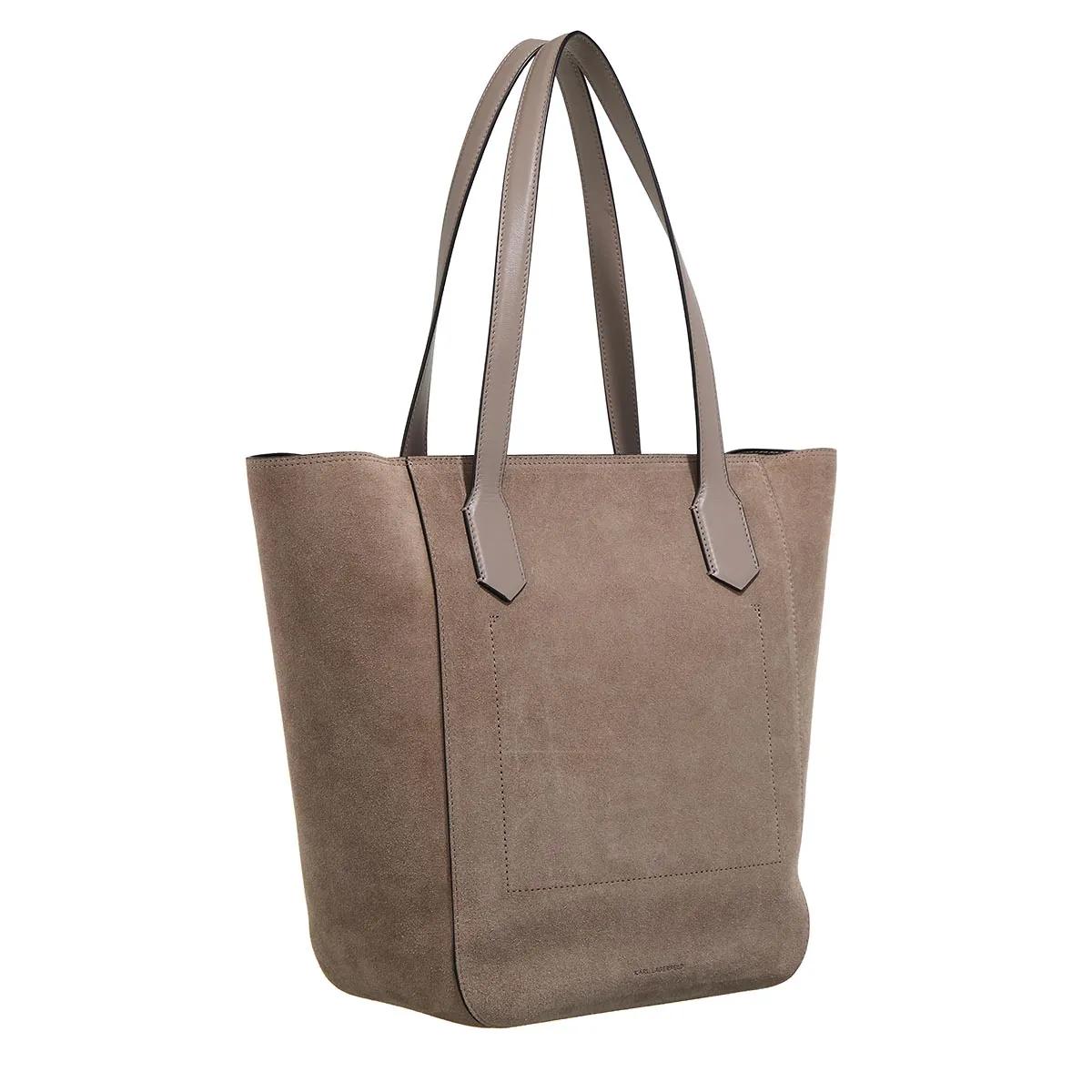 Karl Lagerfeld Shoppers & Totes K Forever Special Tote Suede in taupe