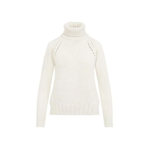 Fabiana Filippi Rollkragenpullover Virgin Wool Sweater White