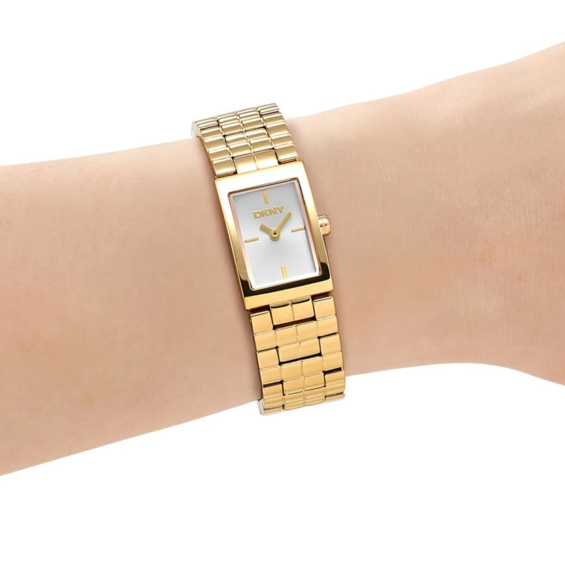 DKNY Quarzuhr Quarzuhr Signature Square Watch gold(Image 5)