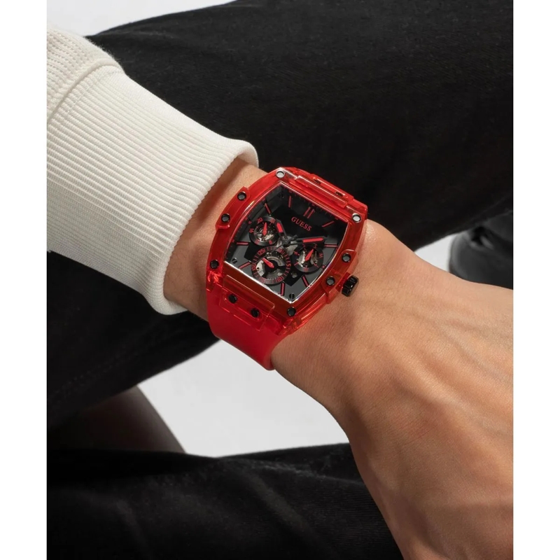 Guess Quarzuhr Quarz-Analoguhr Gt Phoenix rot(Image 6)