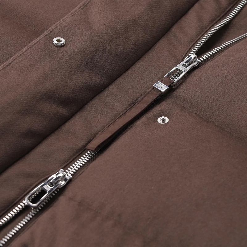 Duno Daunenjacke Jacke Astrid Prato mit Daunen braun(Image 4)