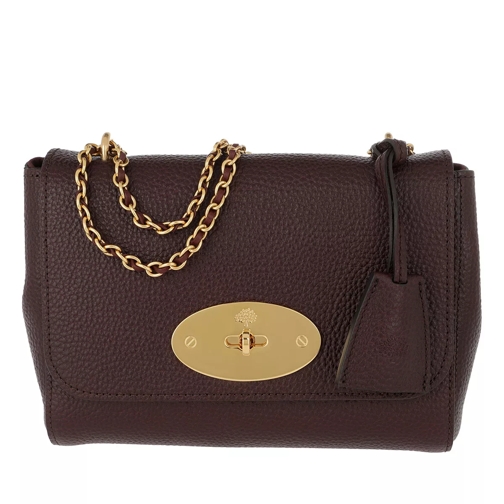 Mulberry Lily Crossbody Bag Small Leather Oxblood Crossbody Bag