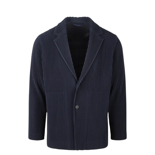 ISSEY MIYAKE PLEATS PLEASE Blazer Pleated Blazer Blue