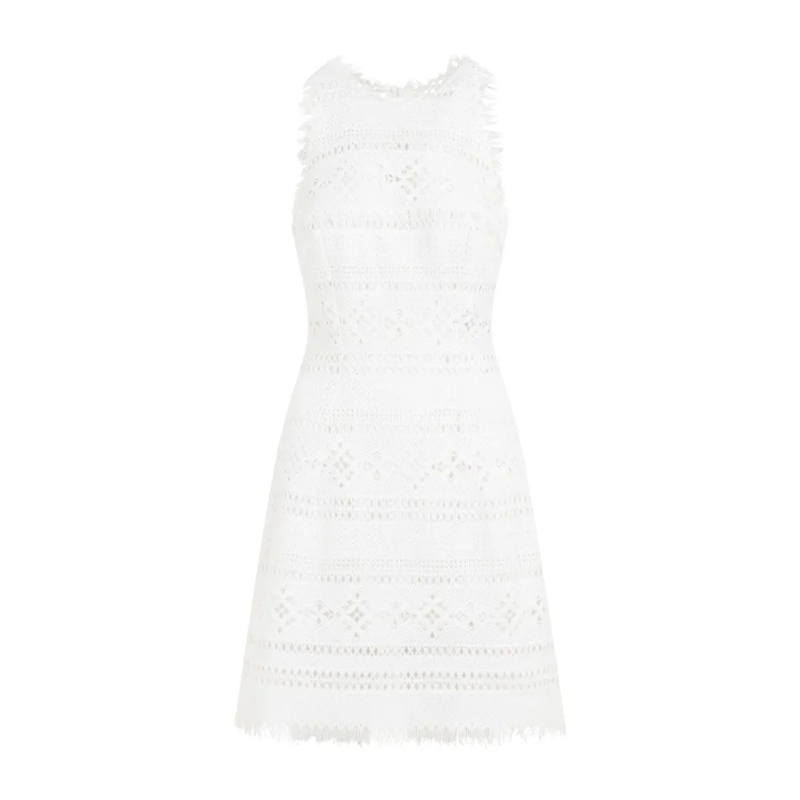 Ermanno Scervino Minikleid White Polyester Dress White