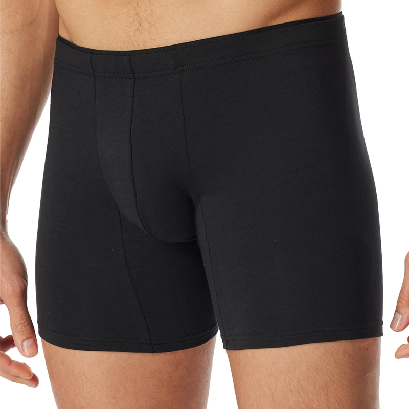 SCHIESSER  Premium Cotton-Shorts 2P 2er Pack schwarz(Image 2)