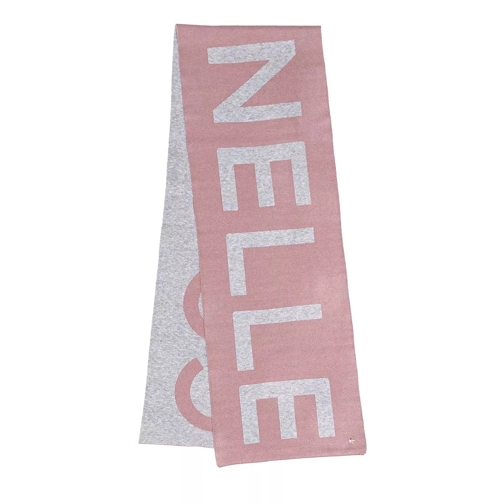 Coccinelle Scarf 34 X 200  Grey/Powder Pink Wollen Sjaal