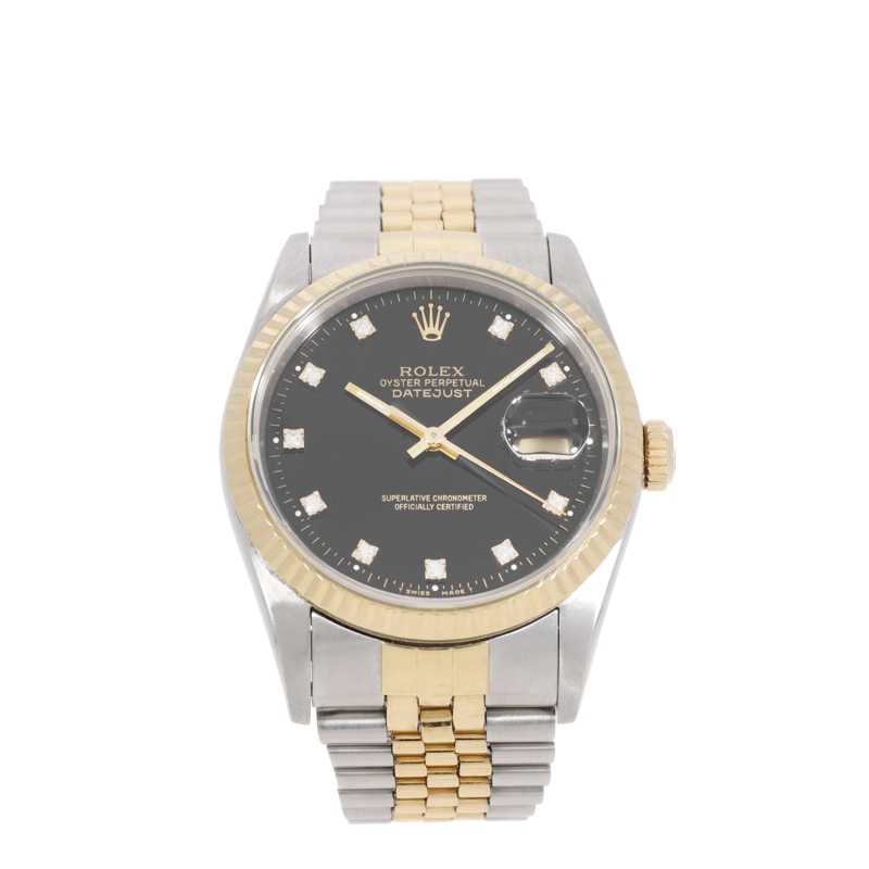 Rolex Automatikuhr Datejust Schwarz(Image 2)