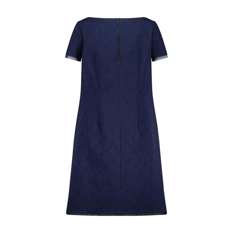 Talbot Runhof Minikleid Etuikleid in besonderer Stoffstruktur Dunkelblau (Image 3)