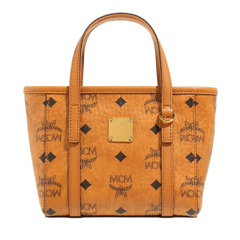 MCM Mini sac Mcm Toni Shopper Cognac
